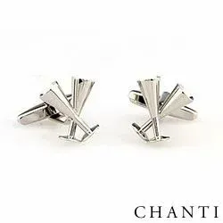 Champagneglass mansjettknapper i Rustfritt stål