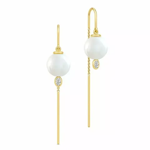 Julie Sandlau Ariel Chandeliers øredobber i sølv med 22 karat forgylling