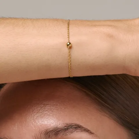 Enamel Balloon Plain armbånd i forgylt sølv