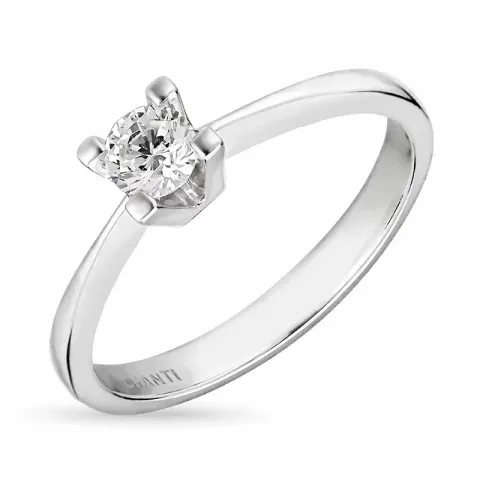 kolleksjonsprøve zirkon ring i sølv