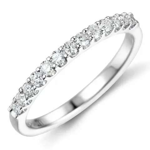 kolleksjonsprøve diamant alliansering i 14 karat hvitt gull 0,25 ct