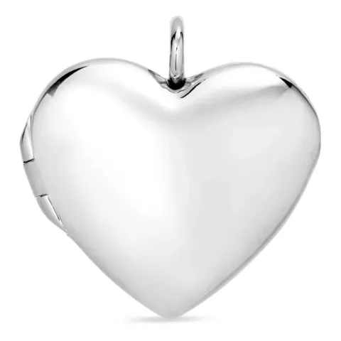 kolleksjonsprøve hjerte medaljong i sølv
