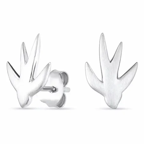 kolleksjonsprøve fugl ørestikker i rodinert sølv