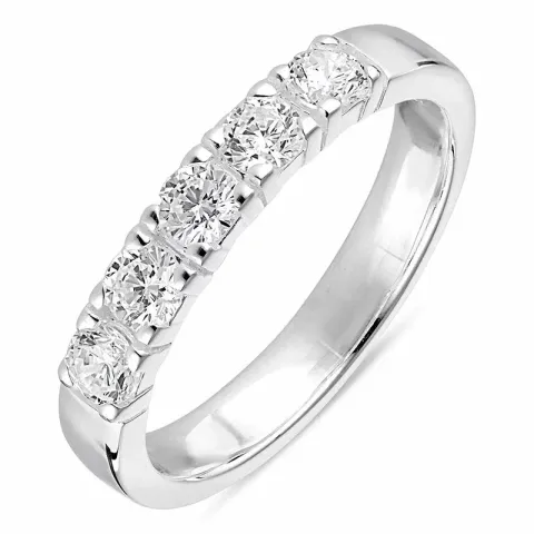 kolleksjonsprøve zirkon ring i sølv