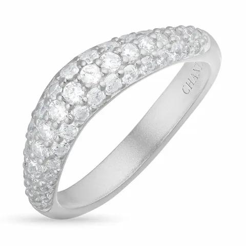 kolleksjonsprøve zirkon ring i sølv