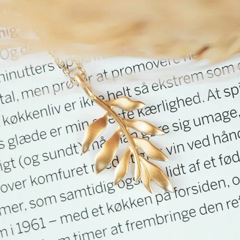 Julie Sandlau Tree of Life anheng i forgylt sølv