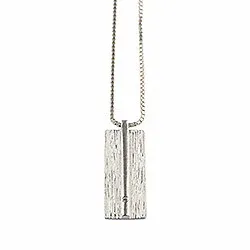 RebekkaRebekka Olivia necklace halskjede med anheng i sølv hvit zirkon