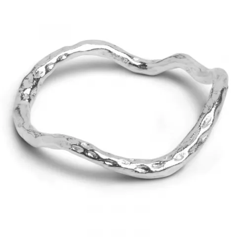 Enamel Sway ring i sølv