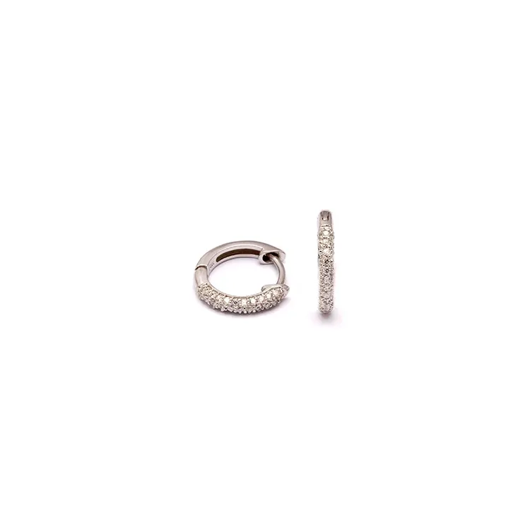 12 mm creol i sølv