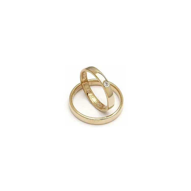 Gifteringer fra rs of scandinavia i gull 0,02 ct
