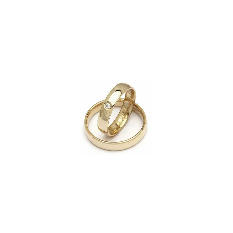 Gifteringer fra rs of scandinavia i 14 karat gull 0,02 ct