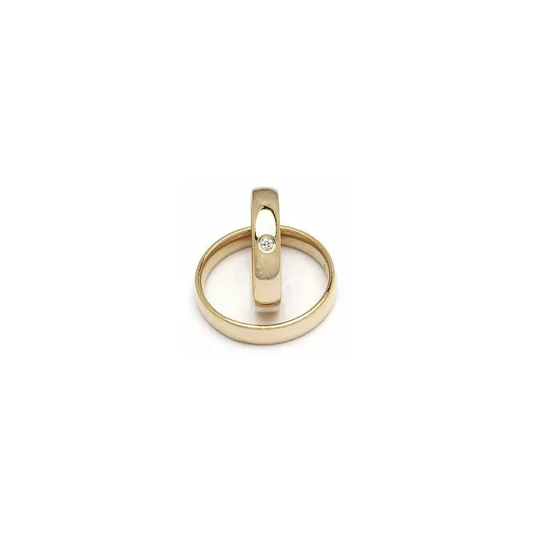 Gifteringer fra rs of scandinavia i 14 karat gull 0,02 ct
