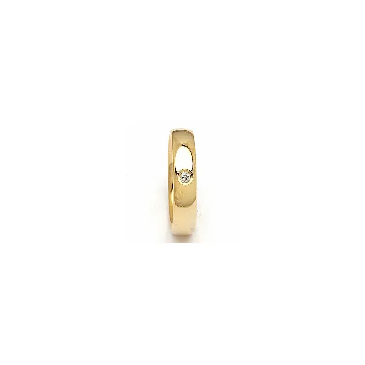 Giftering fra rs of scandinavia i 14 karat gull 0,02 ct