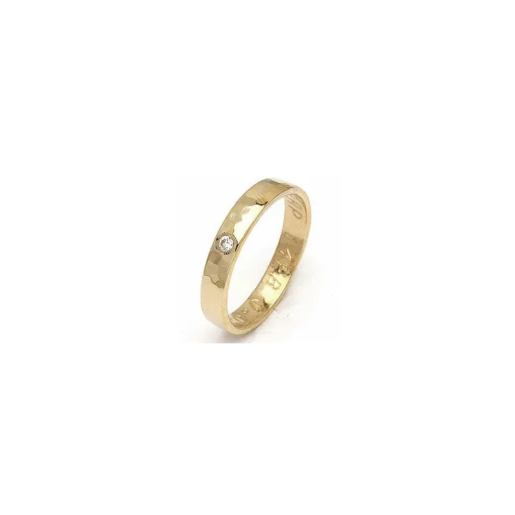 Giftering fra rs of scandinavia i 8 karat gull 0,02 ct