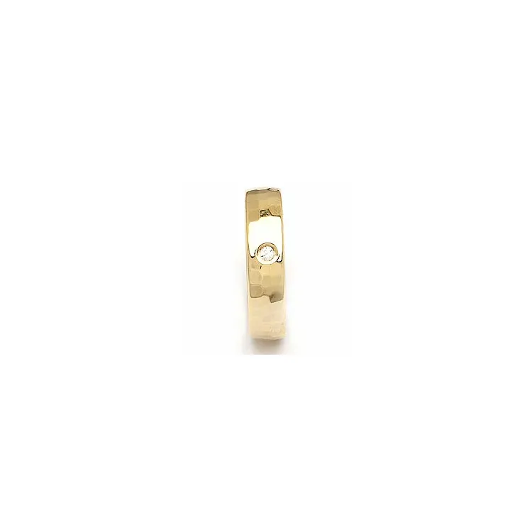 Giftering fra rs of scandinavia i 14 karat gull 0,02 ct