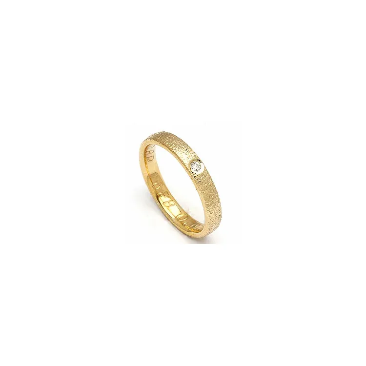 Giftering fra rs of scandinavia i 14 karat gull 0,02 ct