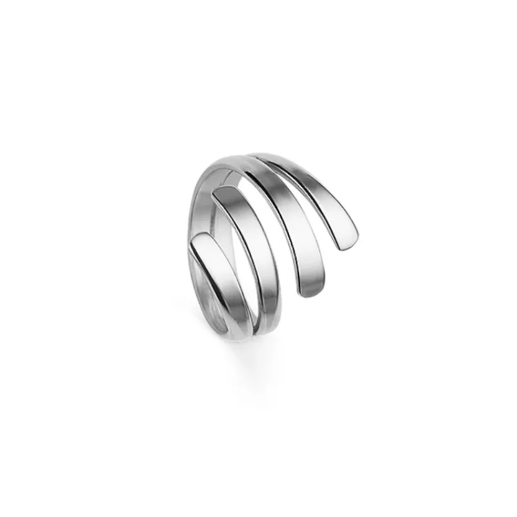 blank RS of Scandinavia ring i sølv
