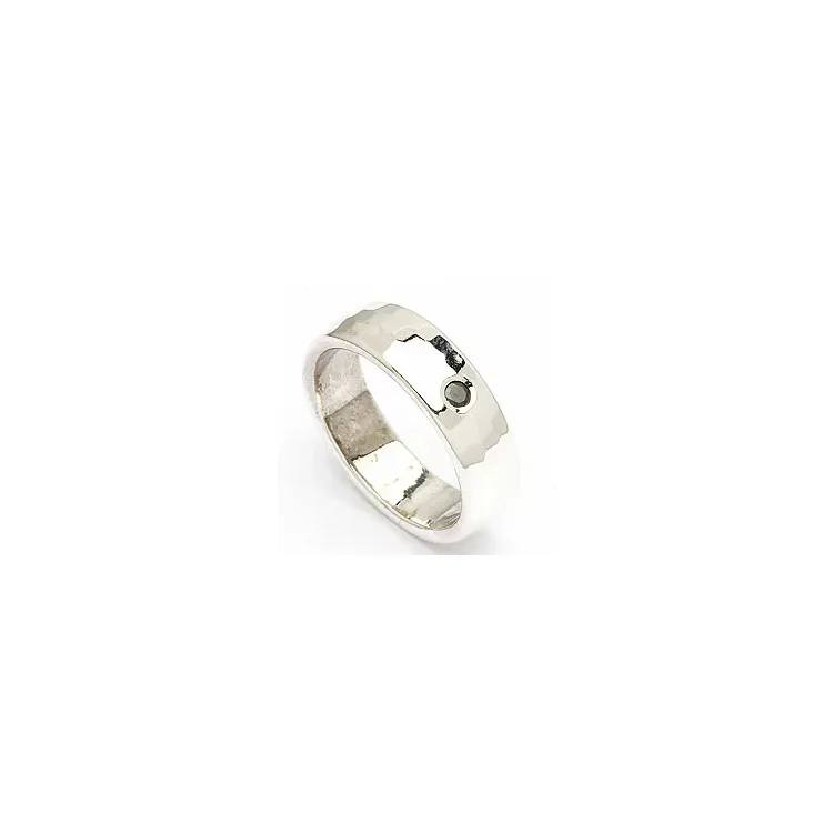 Giftering fra rs of scandinavia i sølv 0,05 ct
