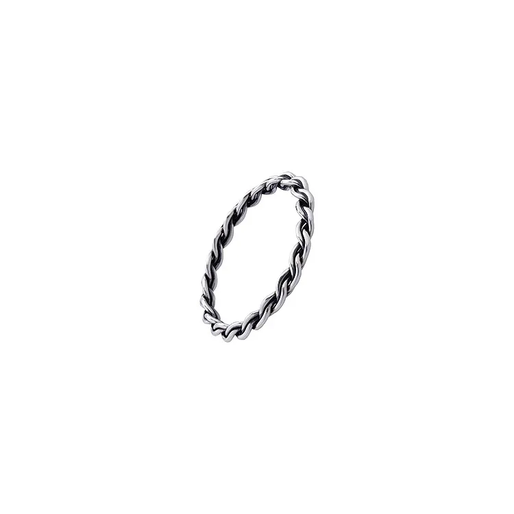 RS of Scandinavia armring i oksidert sterlingsølv