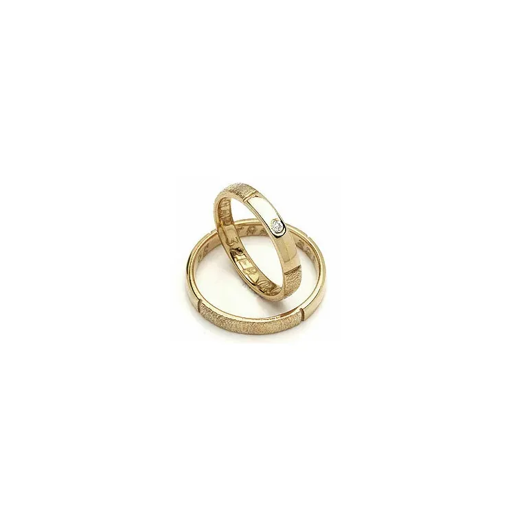 Gifteringer fra rs of scandinavia i 14 karat gull 0,02 ct