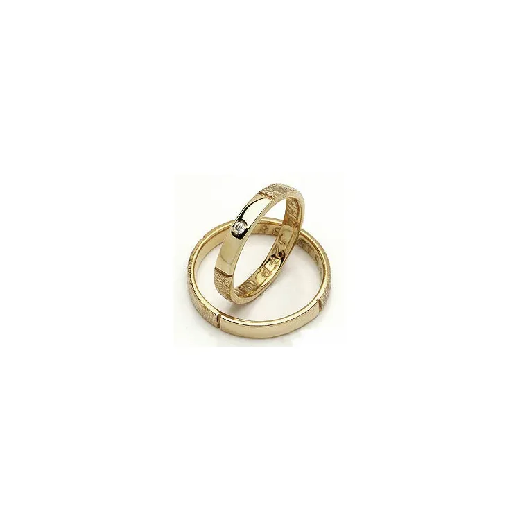 Gifteringer fra rs of scandinavia i 14 karat gull 0,02 ct