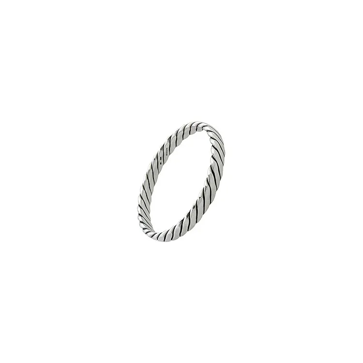 4 x 9 mm RS of Scandinavia armring i oksidert sterlingsølv