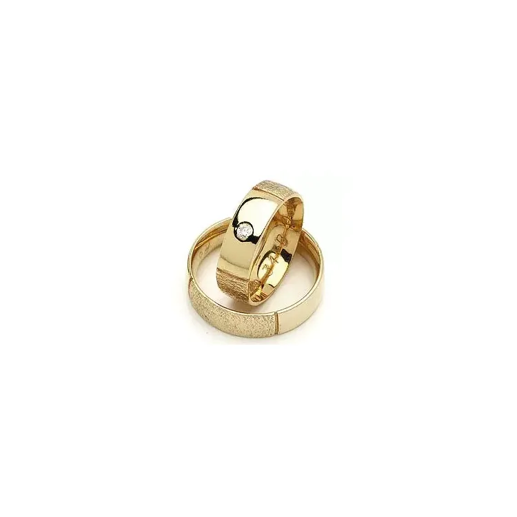 Gifteringer fra rs of scandinavia i 8 karat gull 0,03 ct