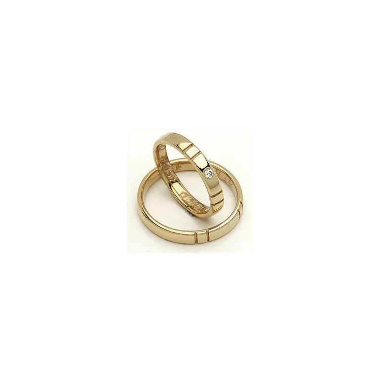 Gifteringer fra rs of scandinavia i 14 karat gull 0,02 ct