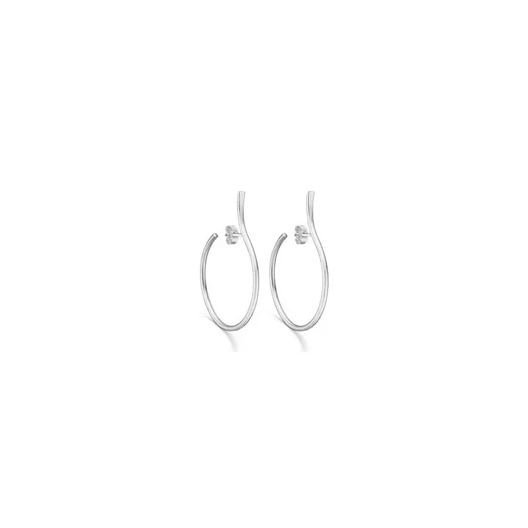RS of Scandinavia øredobber i sølv