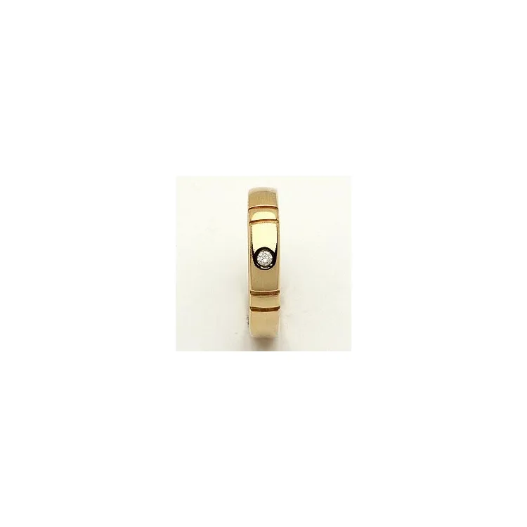 Giftering fra rs of scandinavia i 8 karat gull 0,02 ct