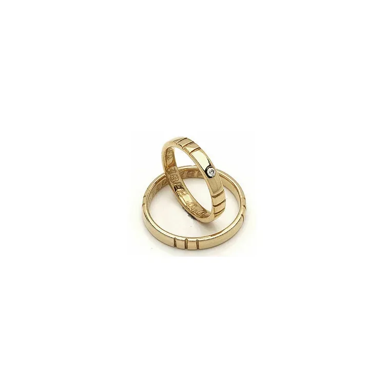 Gifteringer fra rs of scandinavia i 14 karat gull 0,02 ct