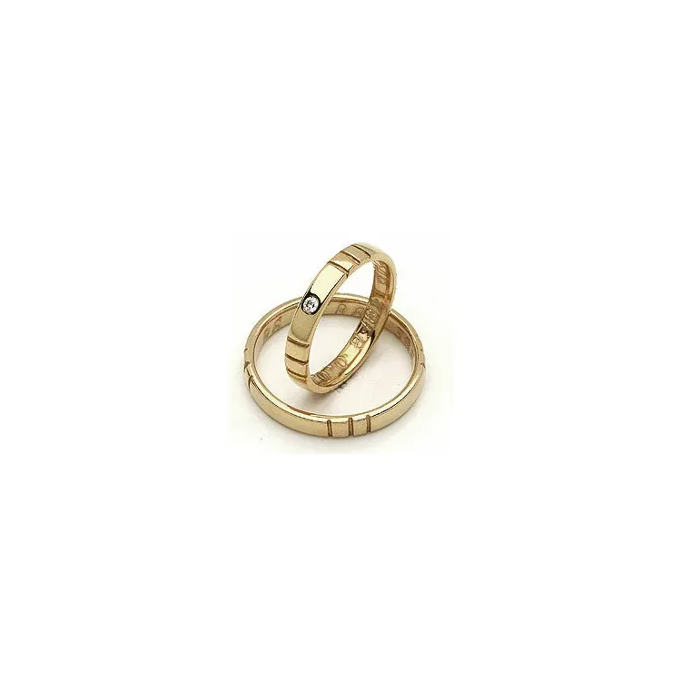Gifteringer fra rs of scandinavia i 14 karat gull 0,02 ct