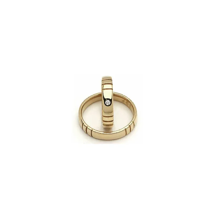 Gifteringer fra rs of scandinavia i 14 karat gull 0,02 ct