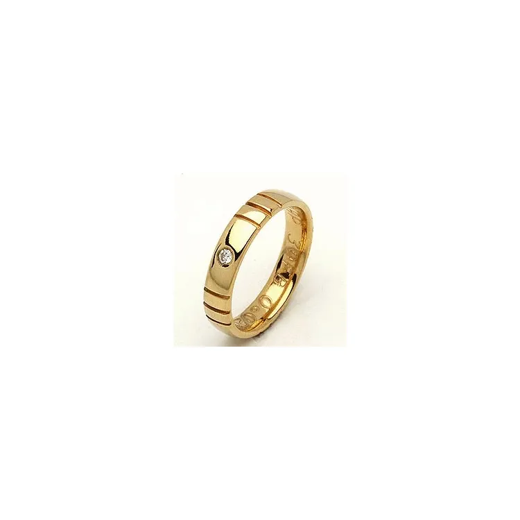 Giftering fra rs of scandinavia i 8 karat gull 0,02 ct