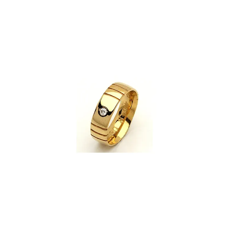 Giftering fra rs of scandinavia i 14 karat gull 0,03 ct