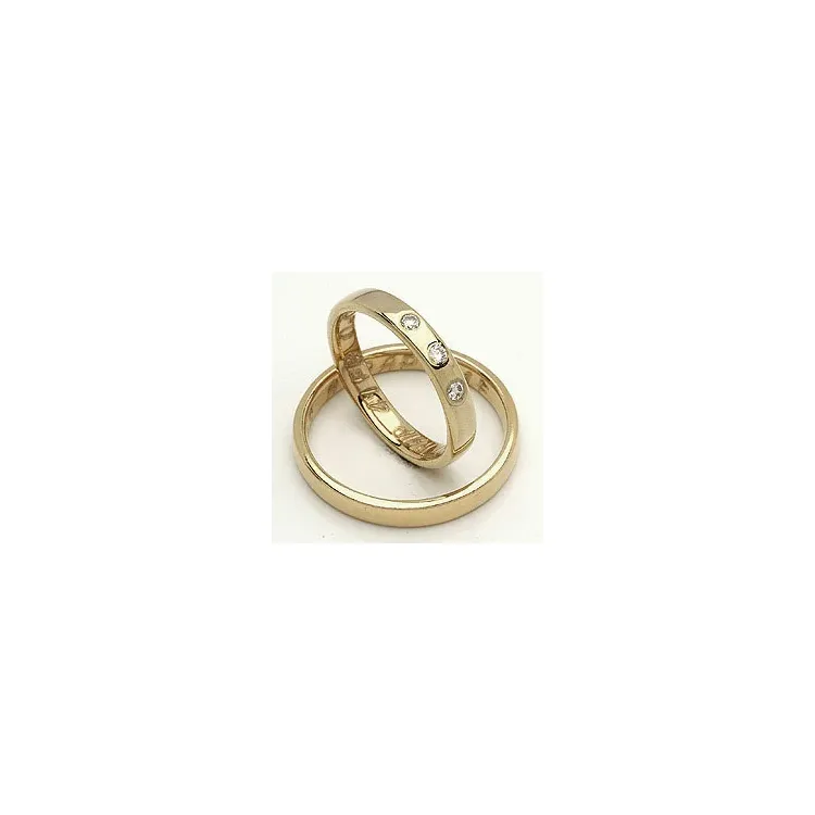 Gifteringer fra rs of scandinavia i 14 karat gull 0,06 ct