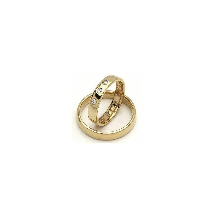 Gifteringer fra rs of scandinavia i 14 karat gull 0,06 ct