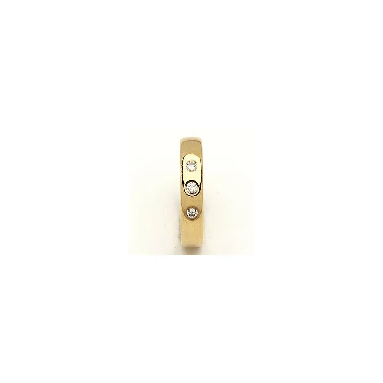Giftering fra rs of scandinavia i 8 karat gull 0,06 ct