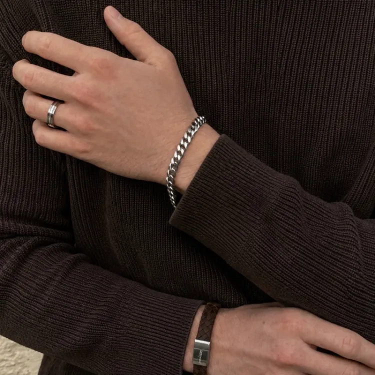 Nordahl andersen armbånd i stål