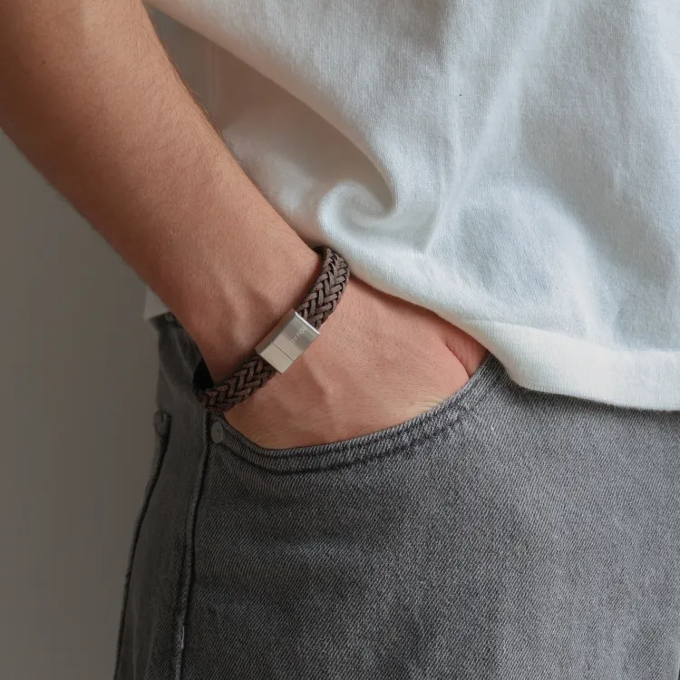 Nordahl andersen brune armbånd i lær