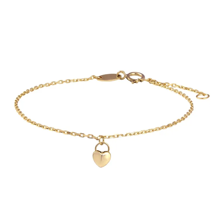 barne NORDAHL ANDERSEN hjerte armbånd i 8 karat