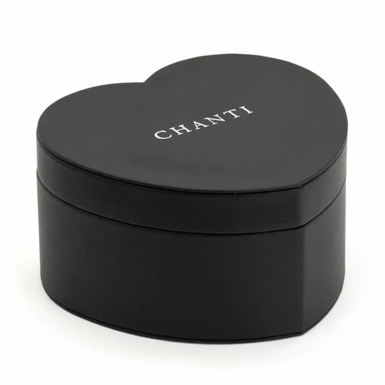 CHANTI Hjerte smykkeskrin smykkeskrin i kunstskinn