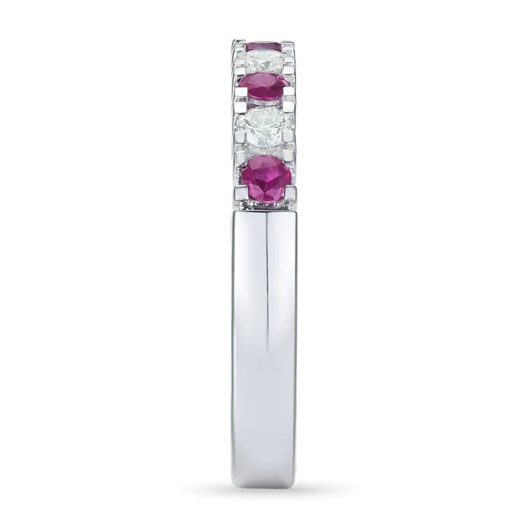 alliansering i 14 karat hvitt gull 2 x 0,05 ct 0,22 ct