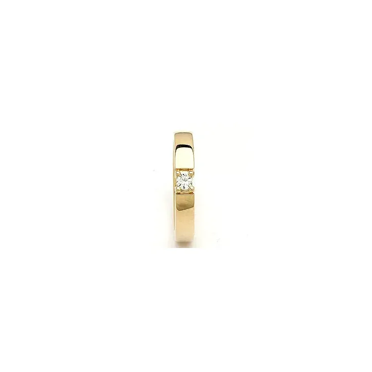 Alliansering i 14 karat gull 0,10 ct