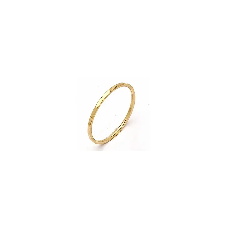Elegant Simple Rings ring i forgylt sølv