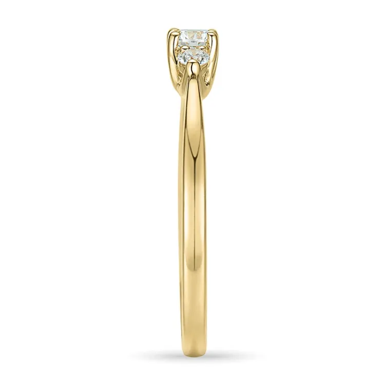 diamant ring i 14 karat gull 0,20 ct 0,102 ct