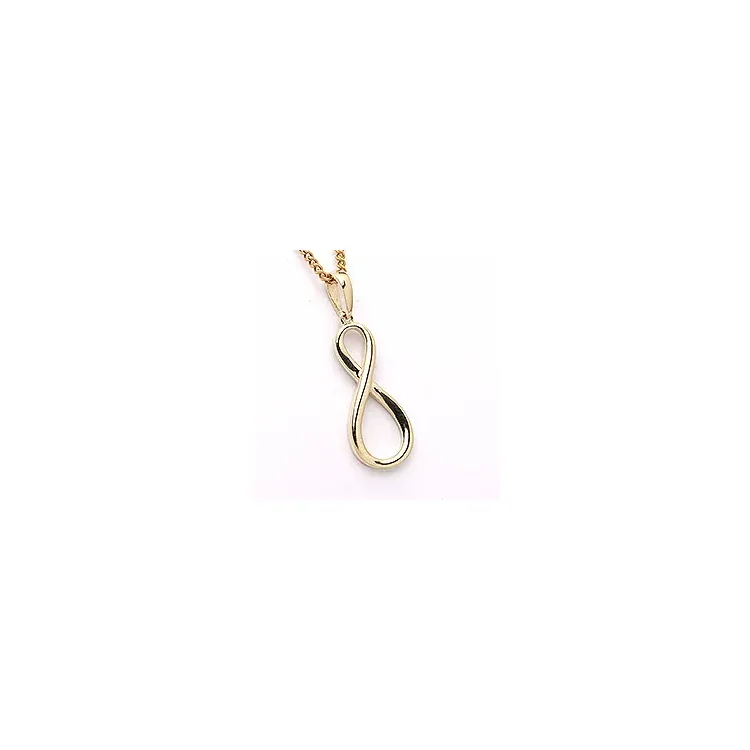 Infinity anheng i 9 karat gull