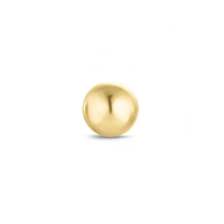 1/2 par 3 mm øredobber i 9 karat gull - Gold Collection
