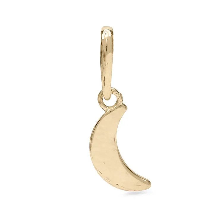 lille måne anheng i 9 karat gull - Gold Collection