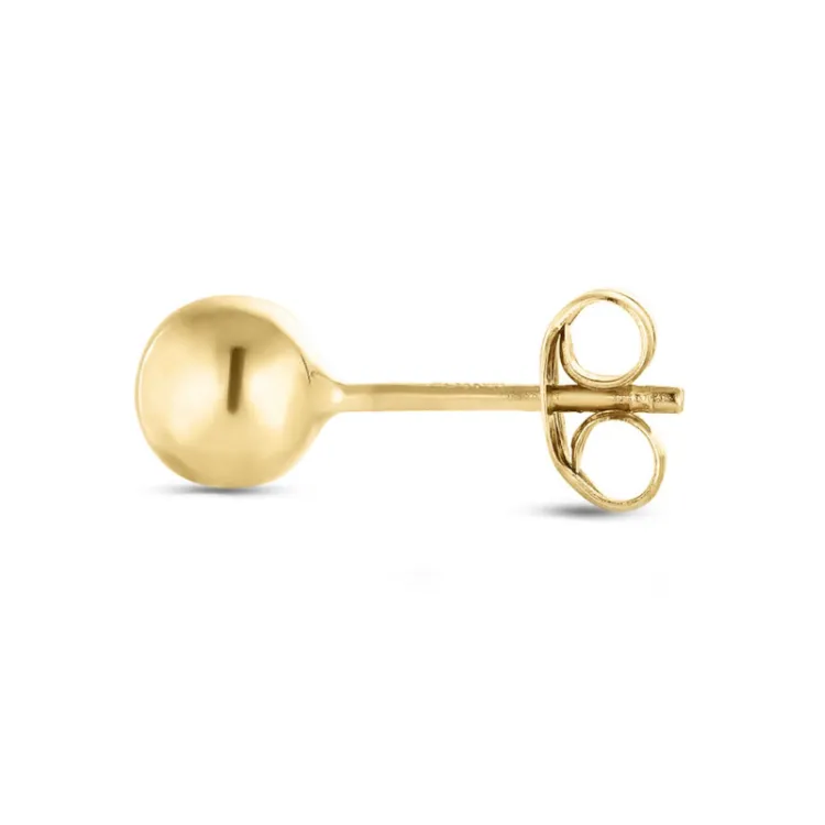 1/2 par 2 mm øredobber i 9 karat gull - Gold Collection